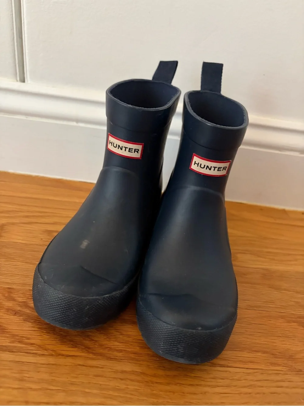 Hunter Short Black Matte Rain Boot